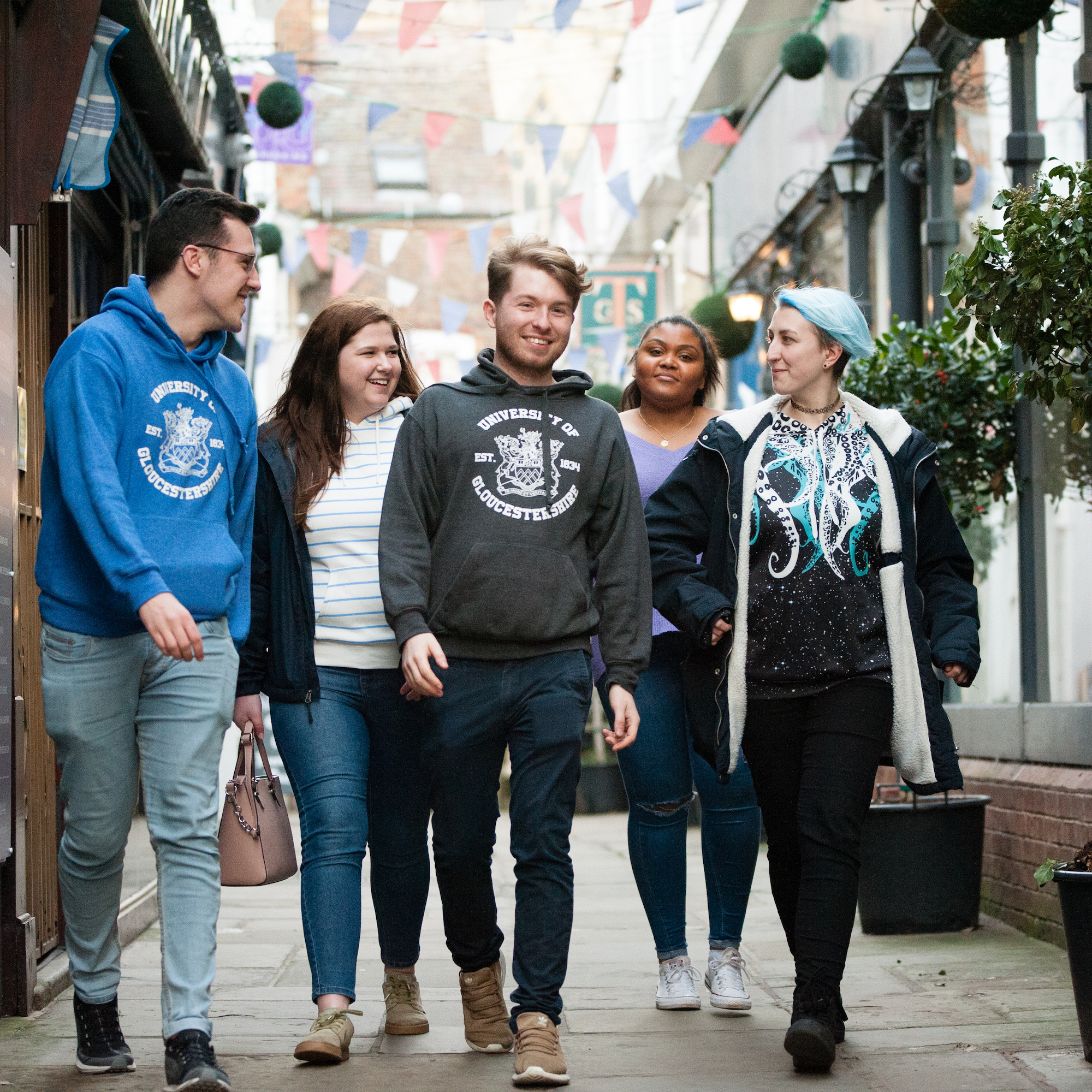 Students being given a tour