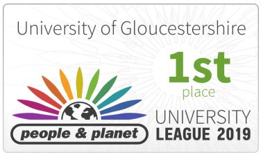 University of Gloucestershire - 1st Place - People and Planet University League 2019