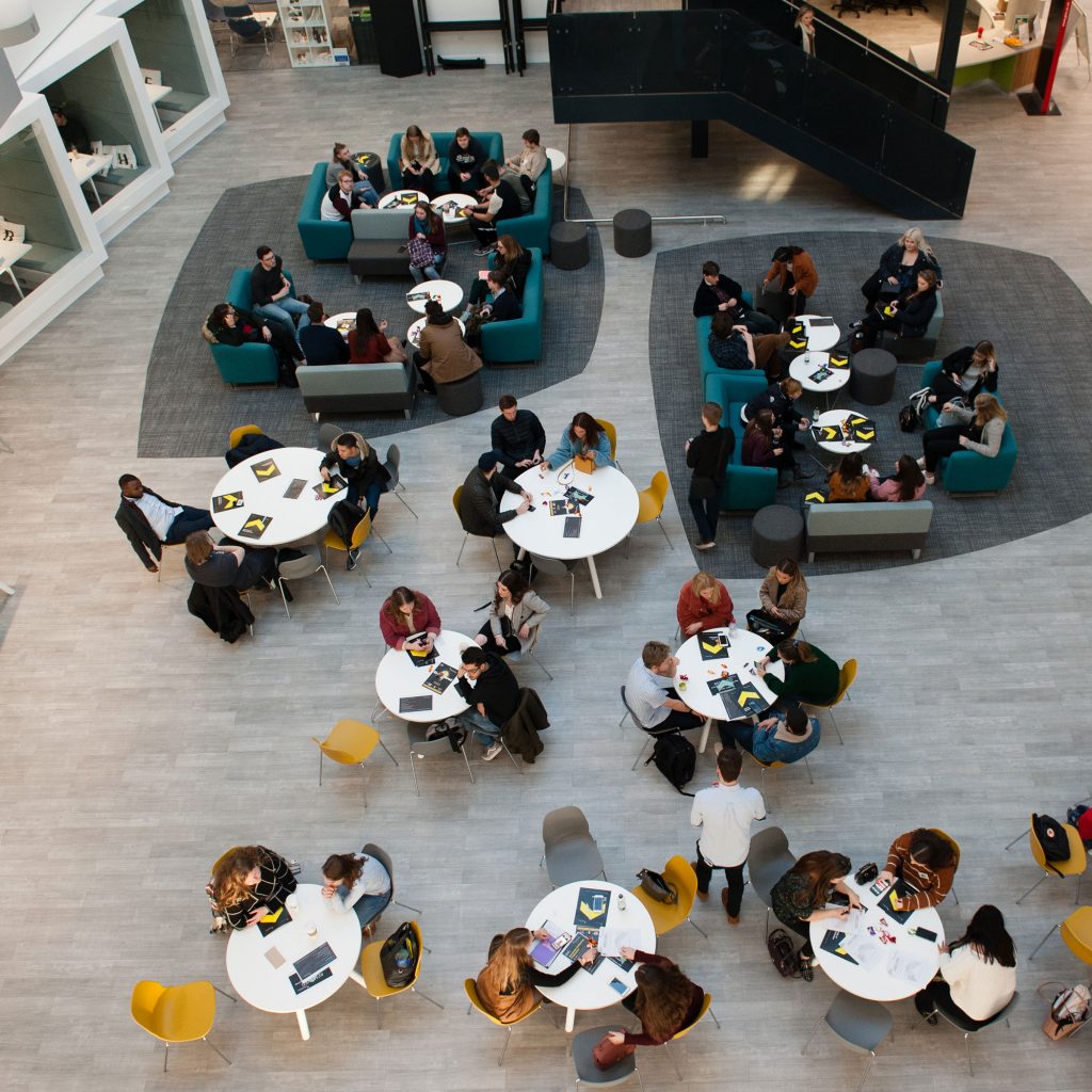 Students in common area