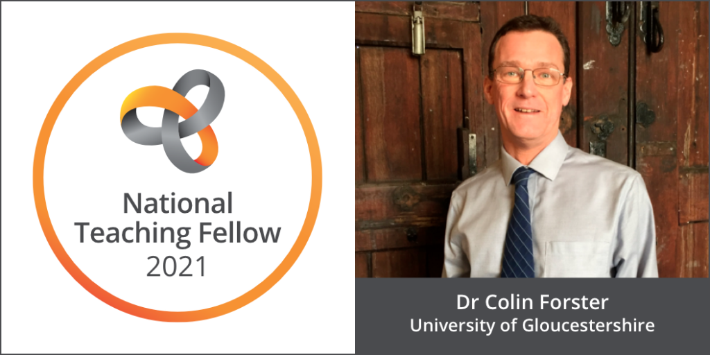 Dr Colin Forster, National Teaching Fellow 2021