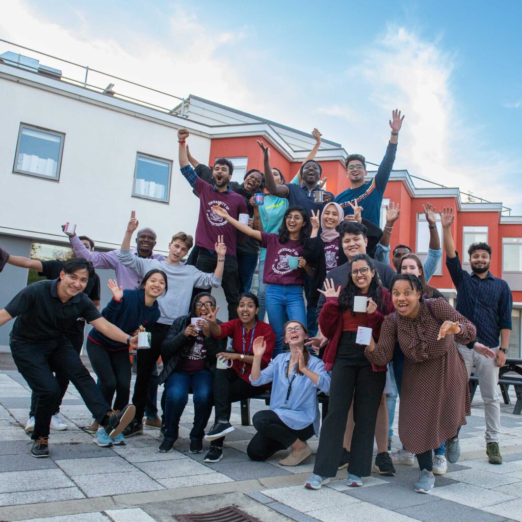 Group of international students