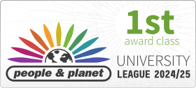 People & Planet - 1st award class - University League 2024/25
